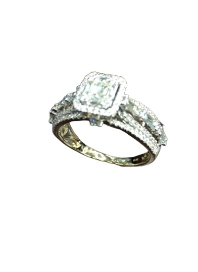 14K Yellow Gold 0.91-0.96 Cttw Diamond Ladies Ring