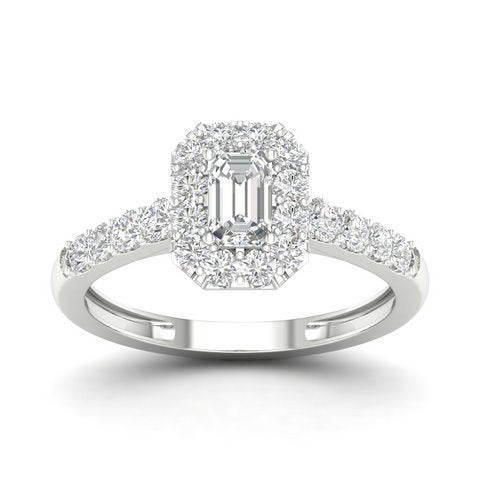 14K Yellow Or White Gold 0.75 Cttw Diamond Ladies Ring
