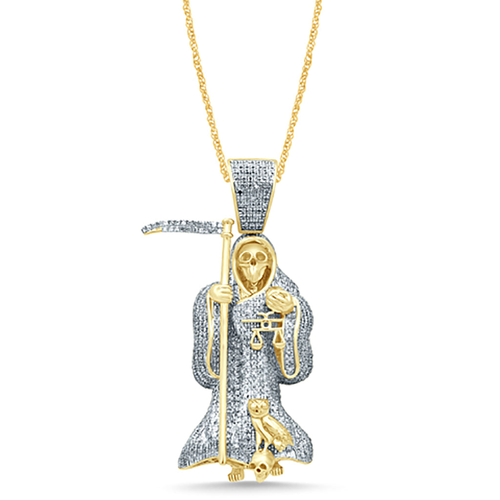 10K Yellow Gold 1.60- 1.67 Cttw Diamond Assorted Charm