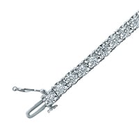 10K White Gold 1.85-1.95 Cttw Diamond Bracelet