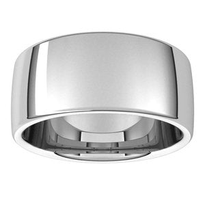 18K Yellow Or White Gold 9 mm Comfort-Fit Standard Weight European-Style Band