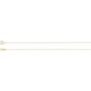 10K Yellow Gold Cable Chain, Length: 20 In, Width: .8 Mm