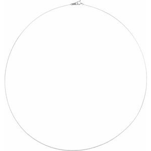 10K White Gold Cable Chain, Length: 16 In, Width: .8 Mm