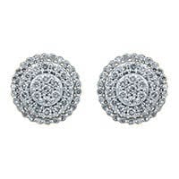 10K Yellow Gold 0.60- 0.66 Cttw Diamond Round Earring