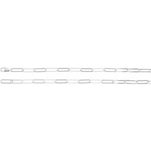 14K Yellow Gold Or Gold Filled Or Sterling Silver Lobster Clasp Paperclip-Style Chain, Width: 6.2 Mm