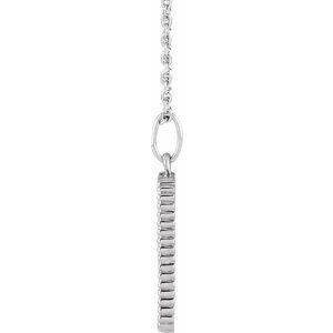 Sterling Silver Bow And Arrow 20.2 X 9.42 Mm 16-18 In Polished Bow And Arrow Necklace