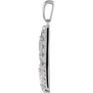 Sterling Silver 19.83 X 15.97 Mm Polished St. Michael Medal