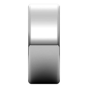 Sterling Silver Lightweight Round-Edge Comfort-Fit Flat Band