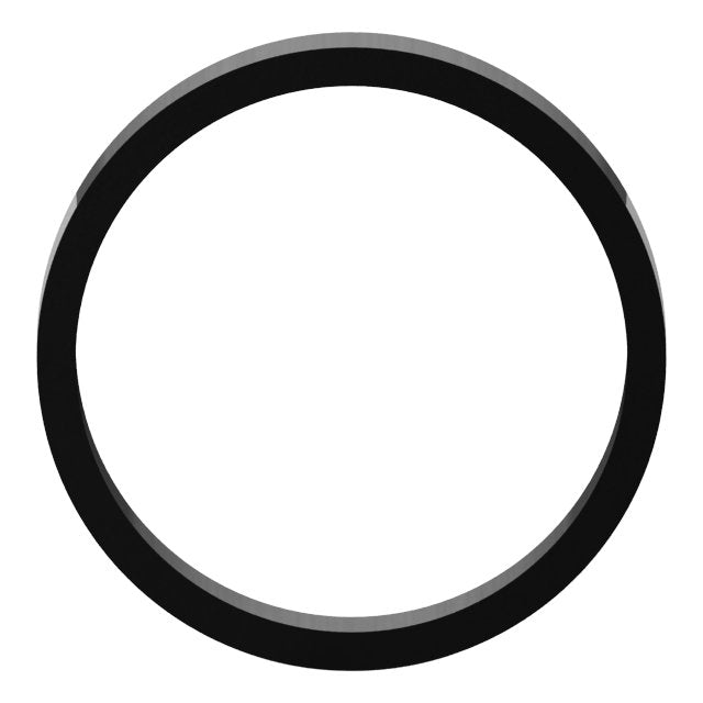 Sterling Silver Or Platinum Or Palladium Standard Fit Flat Band