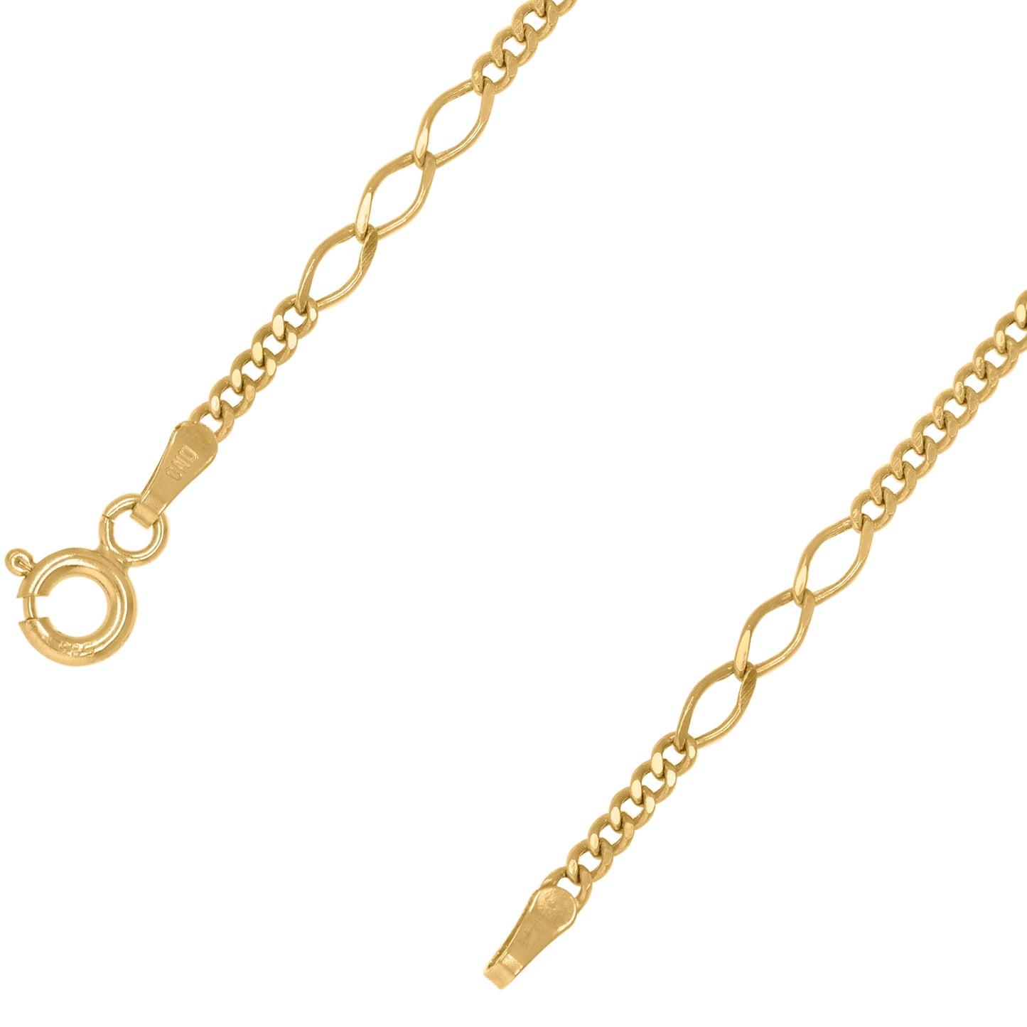14K Yellow Gold Womens Polished Finish Necklace