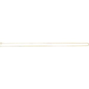 14K Yellow Or White Gold Or Sterling Silver Or Gold Filled 1.1 mm Spring Ring Rolo Chain
