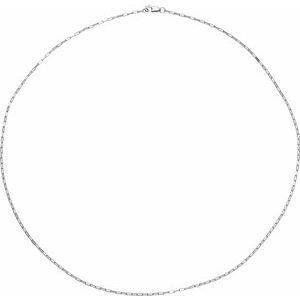 14K Yellow Or Rose Gold Or Sterling Silver Or Gold Filled 1.2 Mm Lobster Clasp Elongated Box Chain