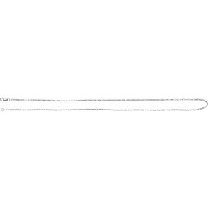 14K Yellow Or Rose Gold Or Sterling Silver Or Gold Filled 1.2 Mm Lobster Clasp Elongated Box Chain