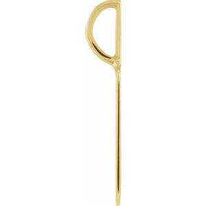 14K Yellow Gold Boy Mom 22.97 X 10.47 Mm Polished Boy Mom Pendant