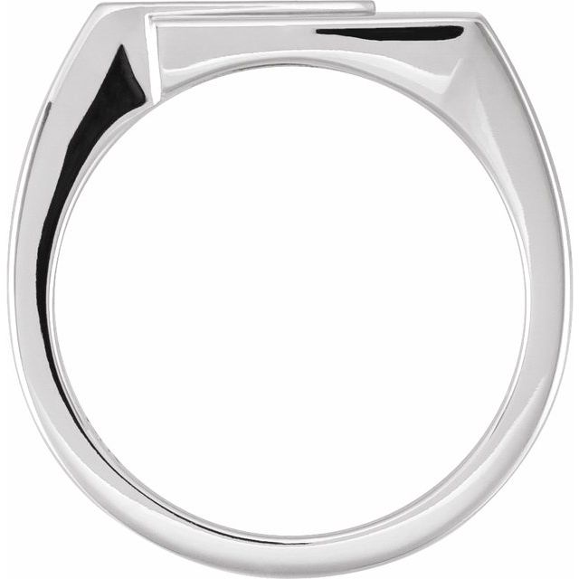 14K Yellow Or White Gold Round 1 Mm Polished Diamond Fashion Ring, Size 7