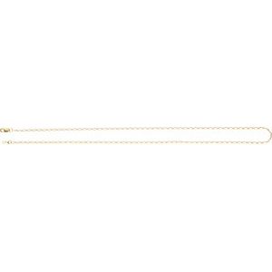14K Yellow Or White Gold Or Gold Filled 1.5 Mm 16 In Lobster Clasp Polished Figaro Chain