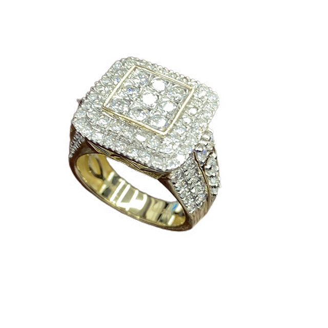 14K Yellow Gold 2.00-2.03 Cttw Diamond Ladies Rings