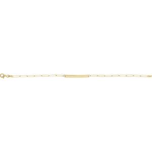 14K Yellow Gold 30 X 3.5 Mm 7 In Polished Engravable Skinny Bar Bracelet