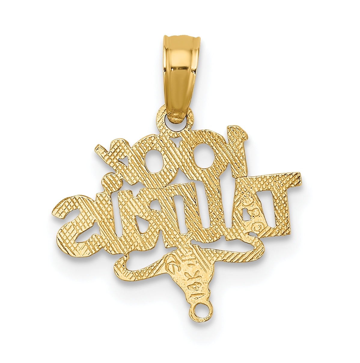 10K Yellow Gold 100% TAURUS Zodiac Charm