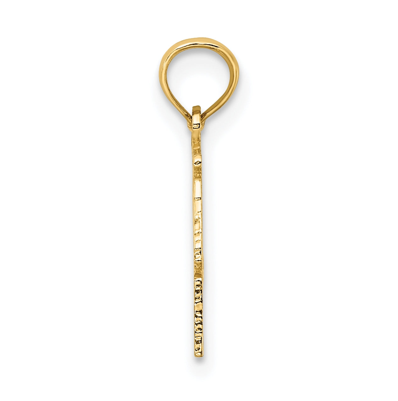 10K Yellow Gold 100% LIBRA Zodiac Charm