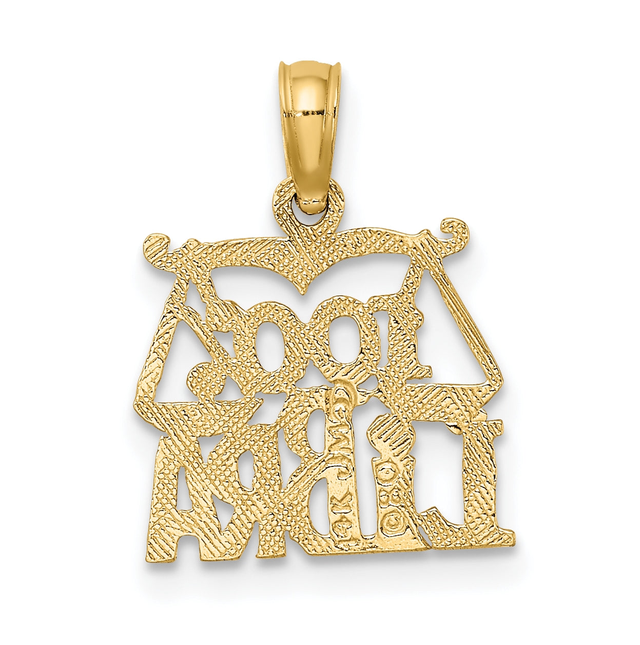 10K Yellow Gold 100% LIBRA Zodiac Charm