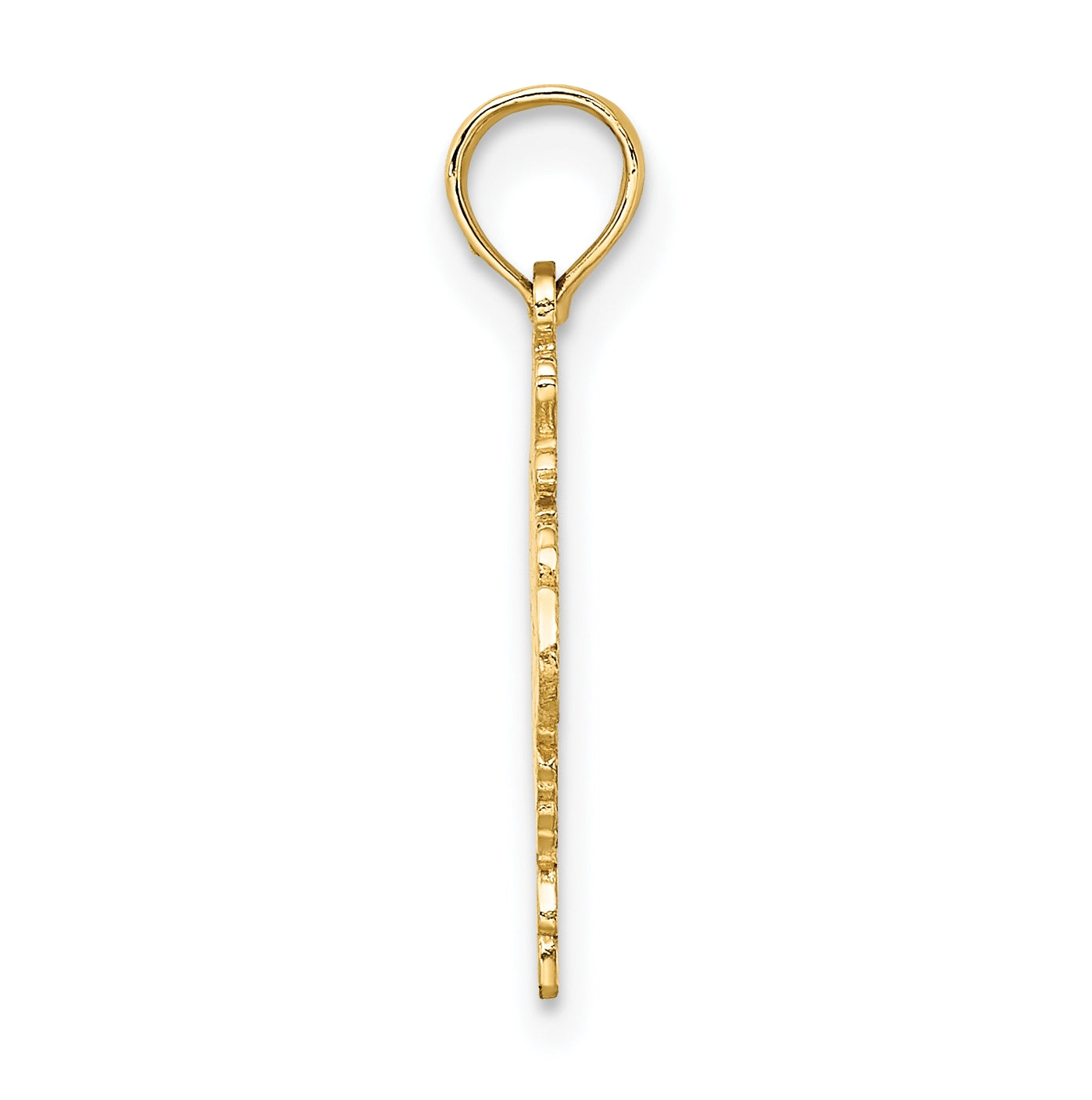10K Yellow Gold 100% SCORPIO Zodiac Charm