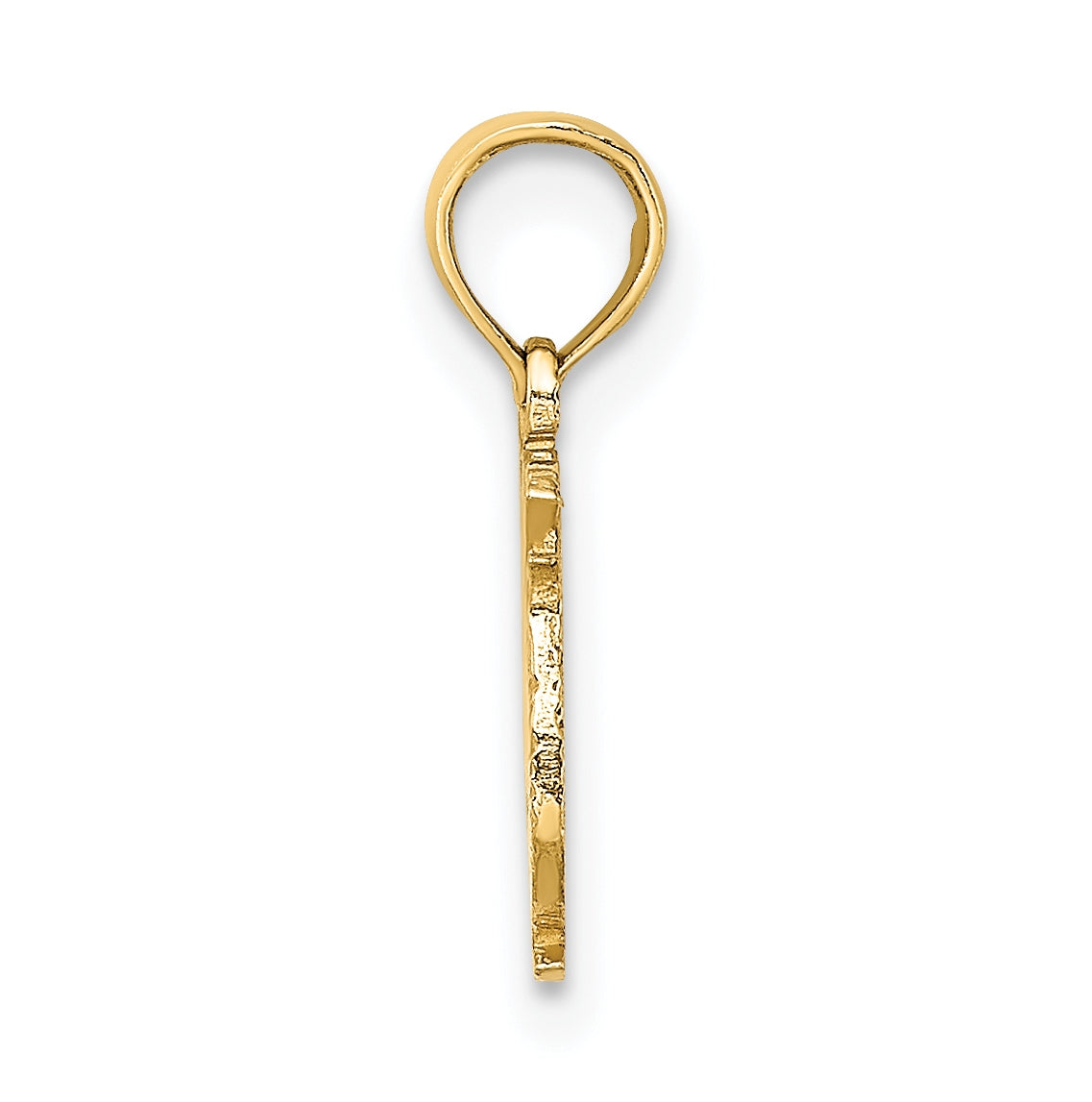 10K Yellow Gold 100% PISCES Zodiac Charm