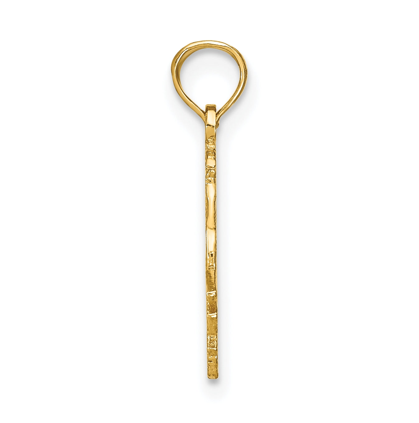 10K Yellow Gold CAPRICORN Zodiac-Charm