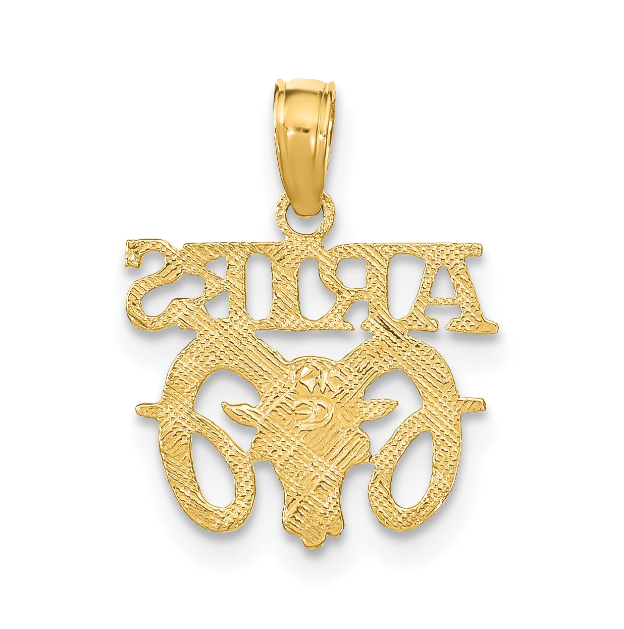 10K Yellow Gold Zodiac ARIES Charm