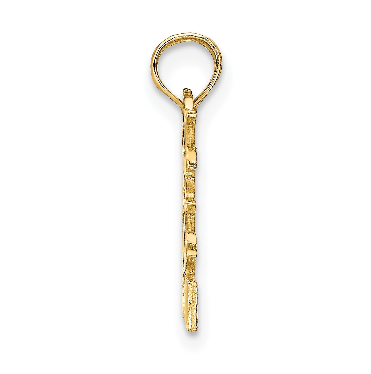 10K Yellow Gold GEMINI Zodiac-Charm