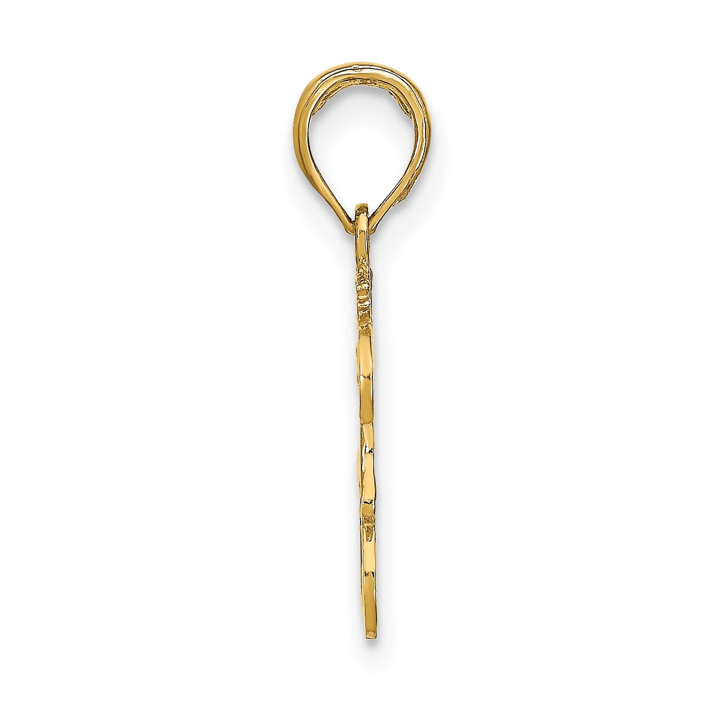 10K Yellow Gold LEO Zodiac-Charm