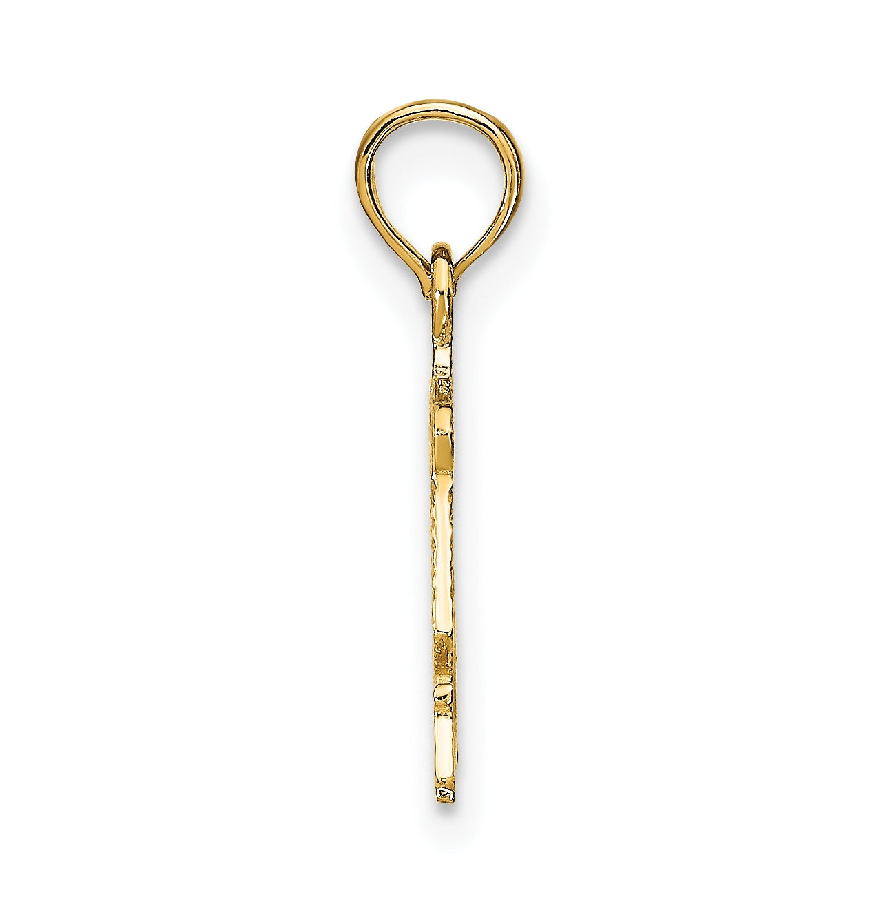 10K Yellow Gold LIBRA Zodiac-Charm