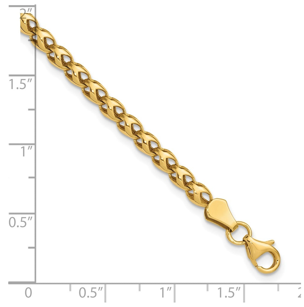 10k Yellow Gold Polished Fancy Bracelet