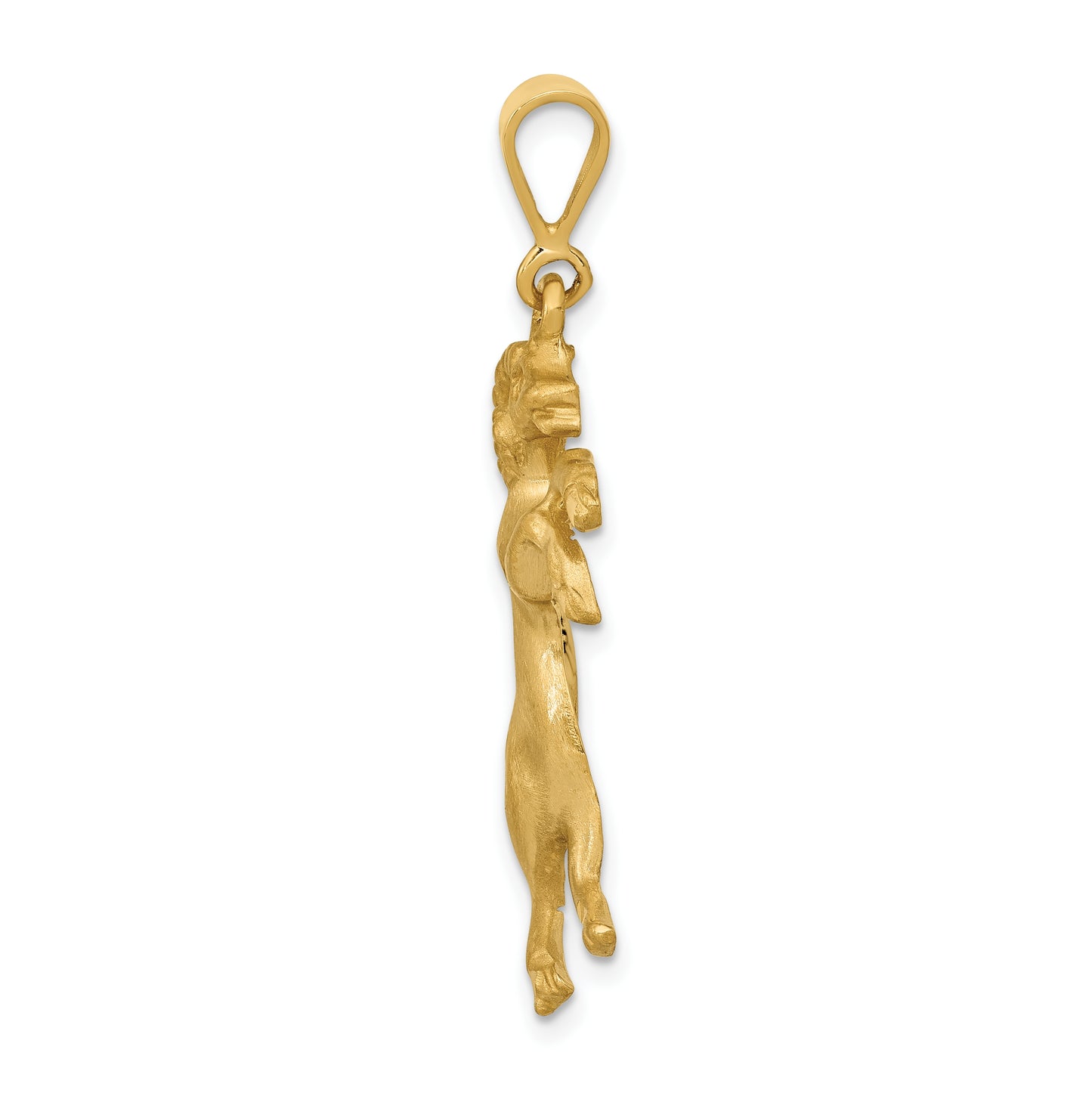10K Yellow Gold Aries Zodiac Charm