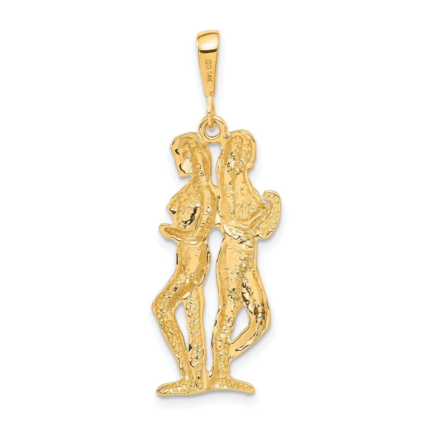 10K Yellow Gold Gemini Zodiac Charms