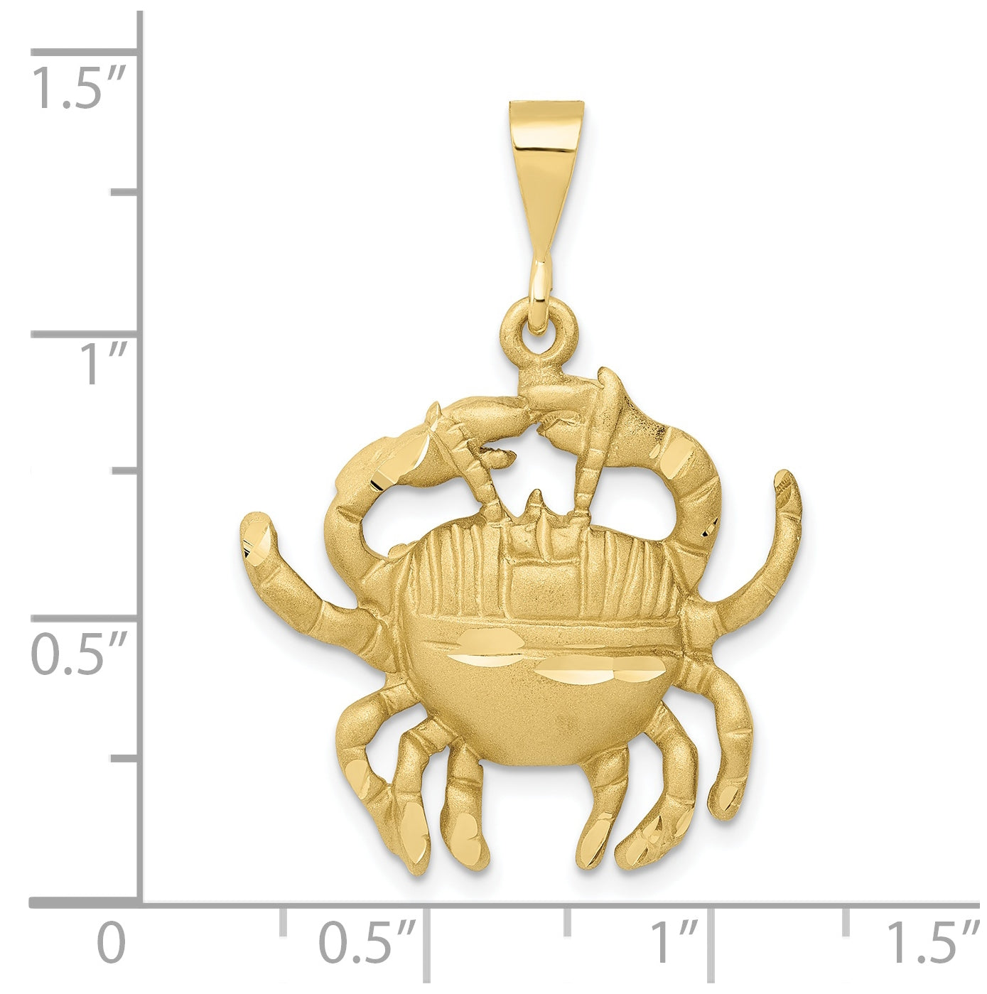10K Yellow Gold Cancer Zodiac Charms