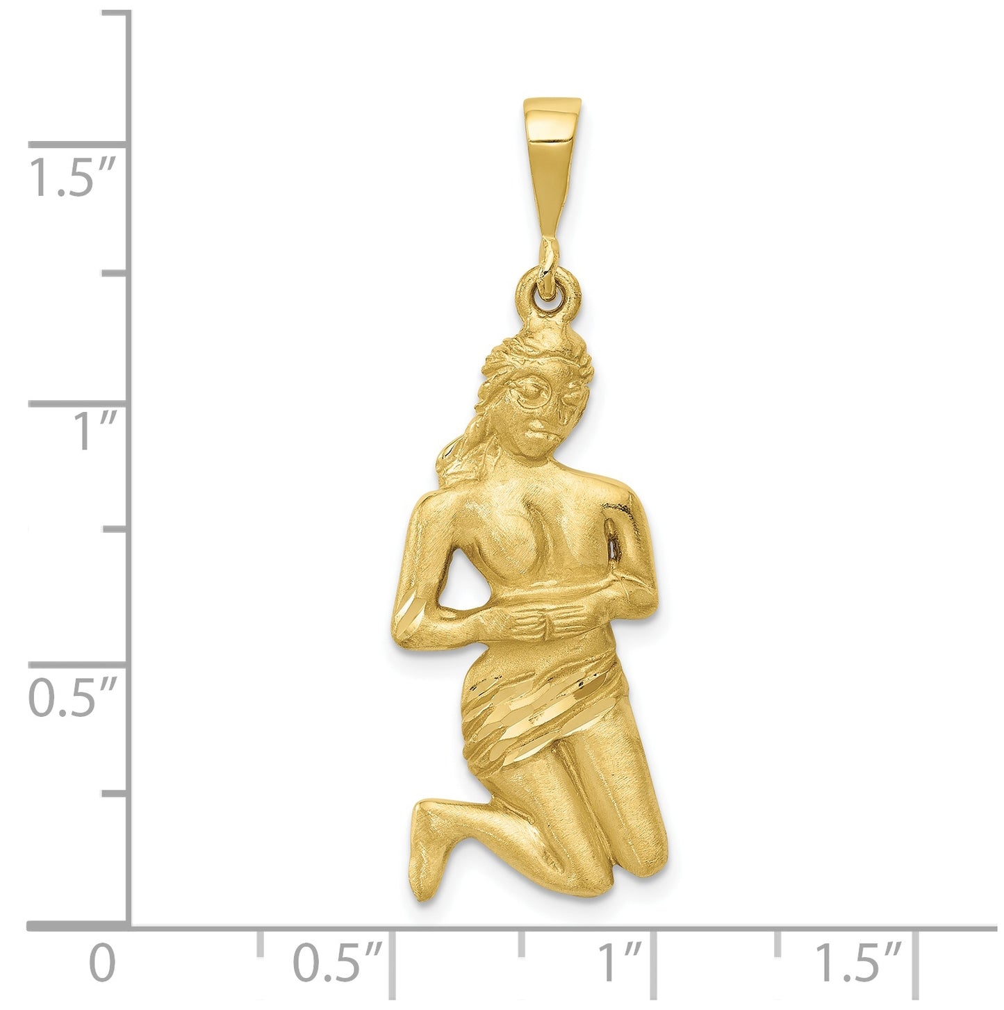 10K Yellow Gold Virgo Zodiac Charms