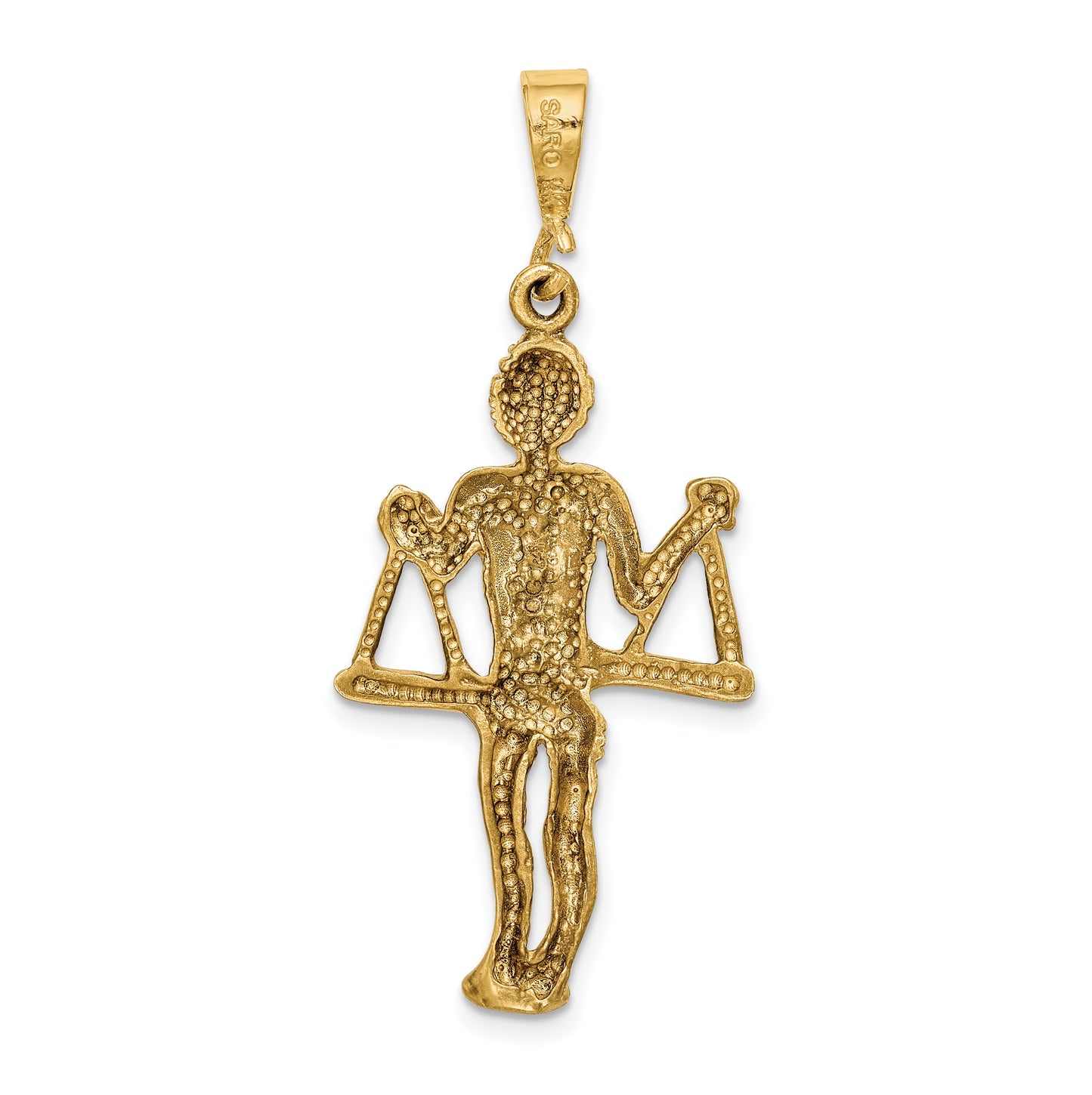 10K Yellow Gold Libra Zodiac Charms