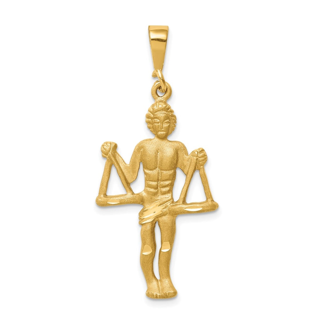 10K Yellow Gold Libra Zodiac Charms