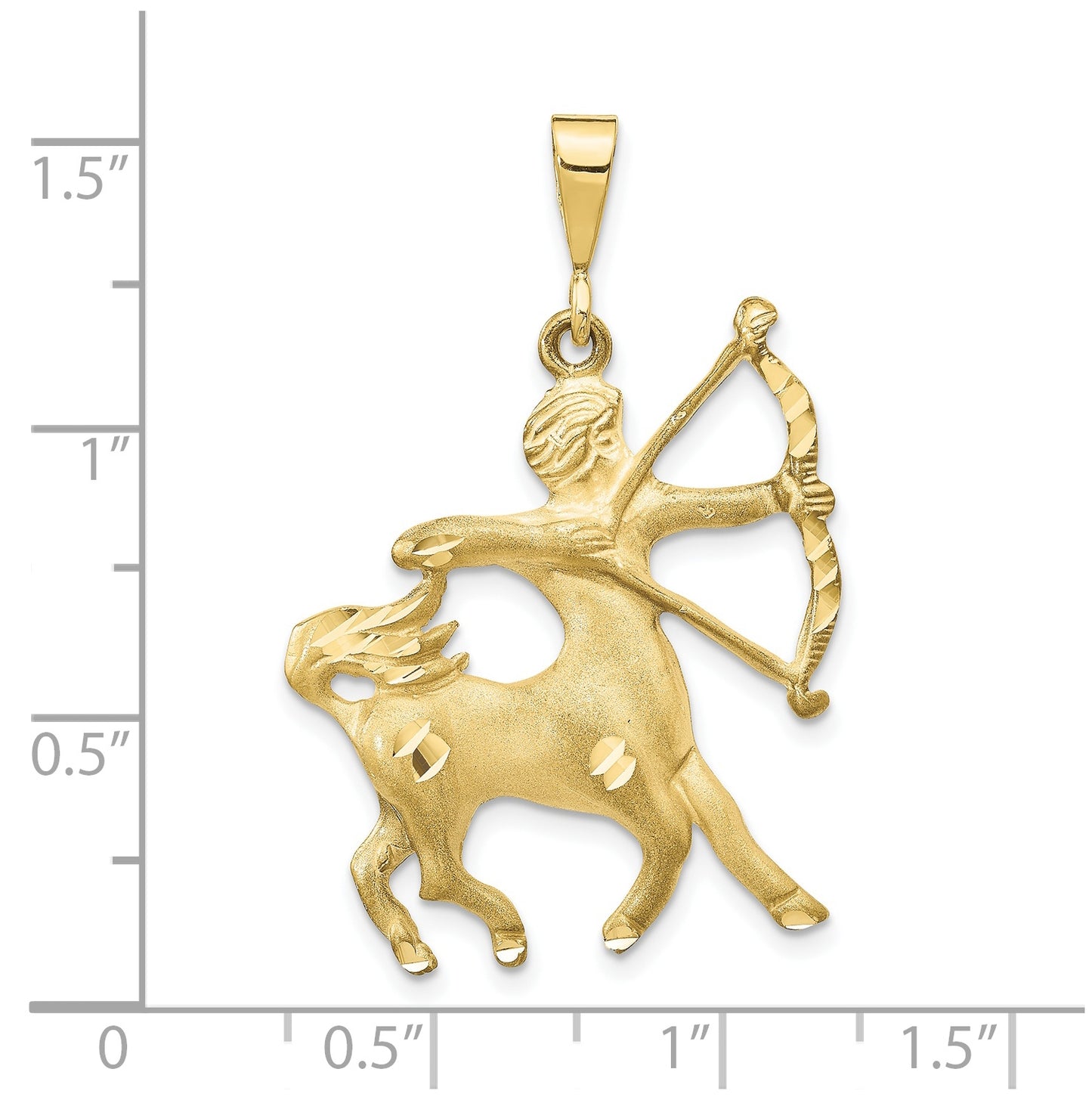 10K Yellow Gold Sagittarius Zodiac Charms