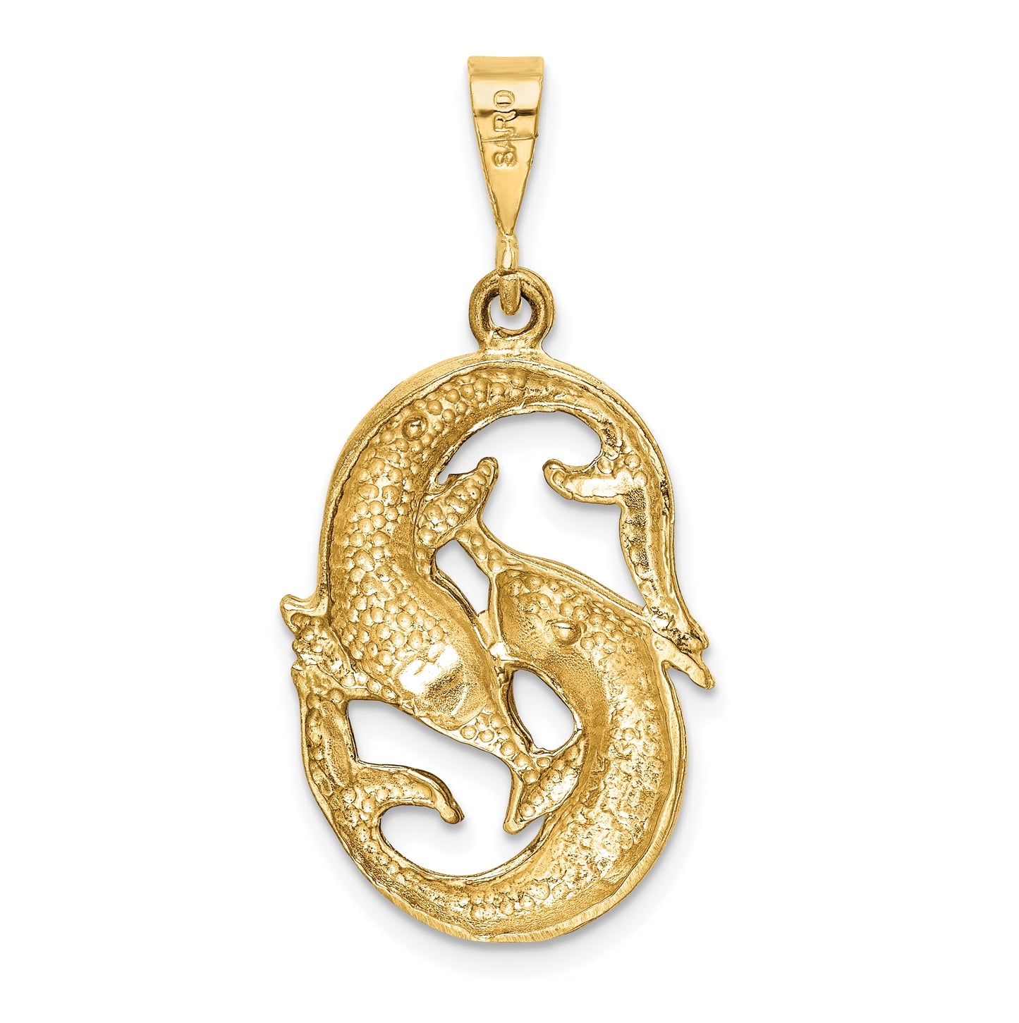 10K Yellow Gold Pisces Zodiac Charms
