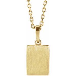 14K Yellow Gold Round 2 Mm Natural Blue Zircon Necklace, Length: 18 In