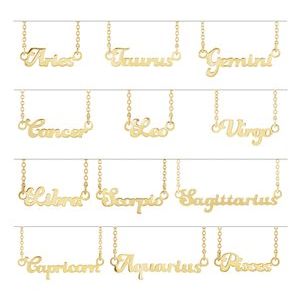 14K Yellow Gold Gemini 21.74 X 7.97 Mm 18 In Polished Gemini Necklace