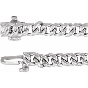 14K White Gold Round 1Mm G-H I1 1/2 Ctw Natural Diamond Bracelet, Length: 7.25 In