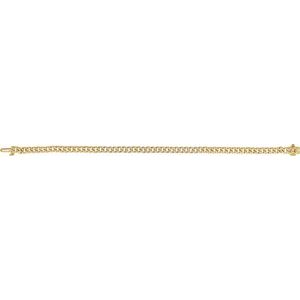14K Yellow Gold Round 1Mm G-H I1 1/2 Ctw Natural Diamond Bracelet, Length: 7.25 In