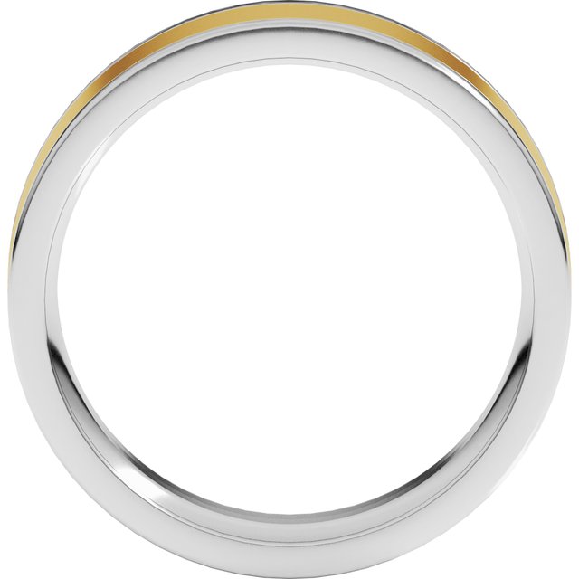 14K Yellow/Rose Or White/Yellow Gold Standard Comfort-Fit Flat Band