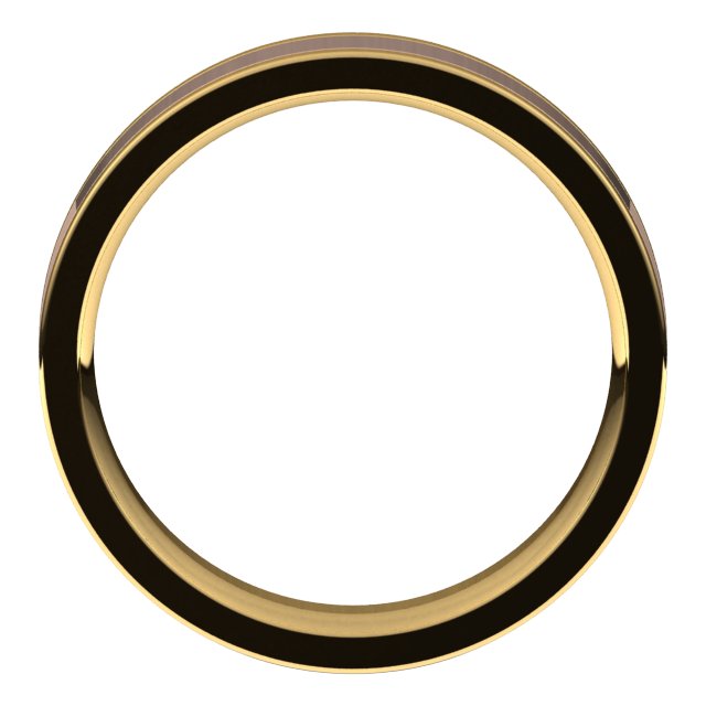 14K Yellow/Rose Or White/Yellow Gold Standard Comfort-Fit Flat Band