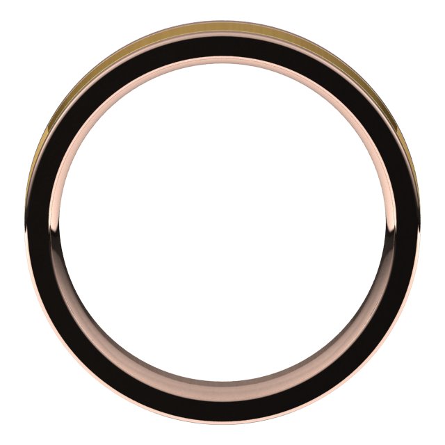 14K Yellow/Rose Or White/Yellow Gold Standard Comfort-Fit Flat Band