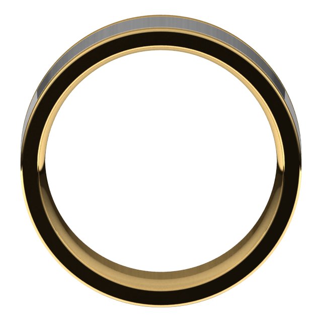 14K Yellow/Rose Or White/Yellow Gold Standard Comfort-Fit Flat Band