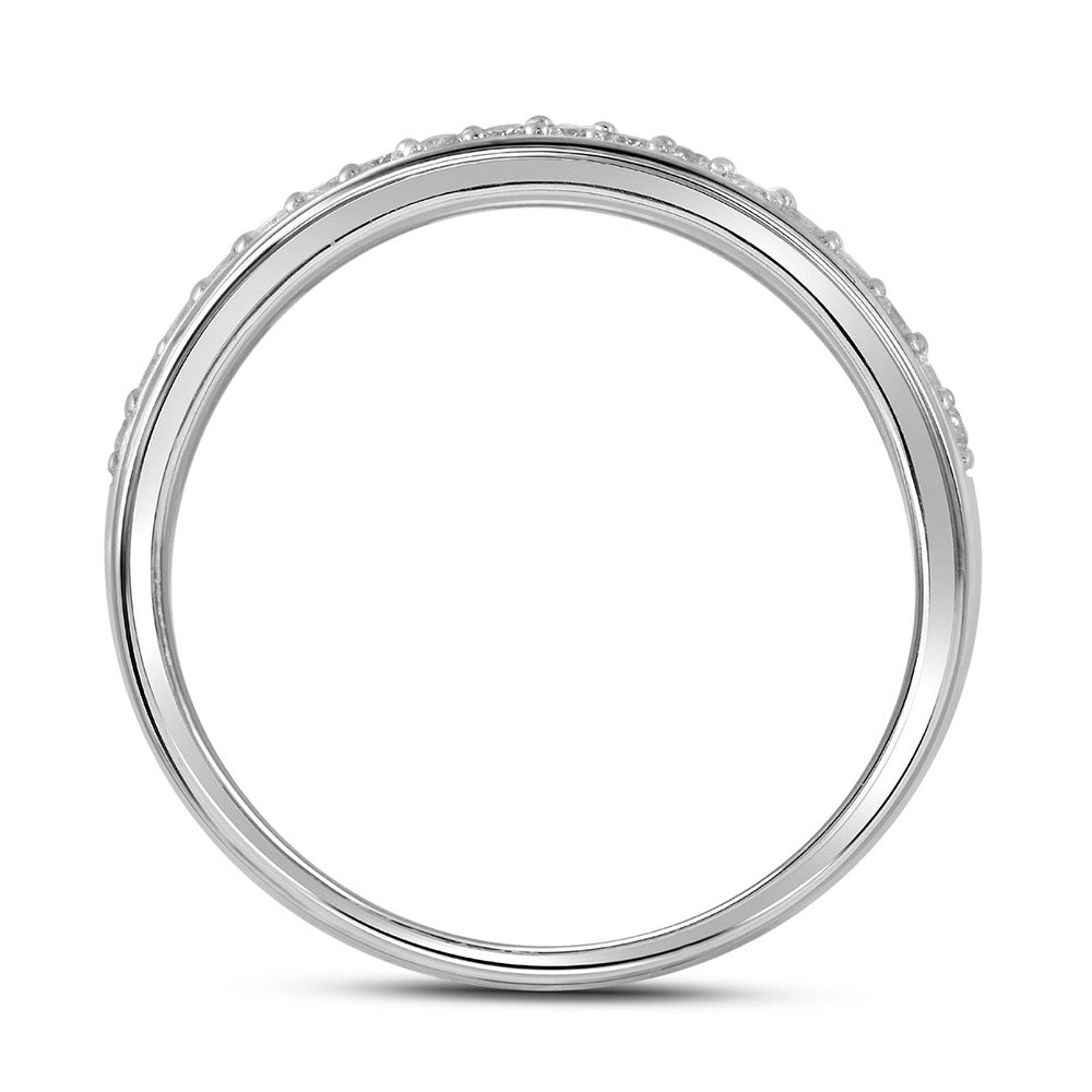 14K White Gold Round Diamond Bridal Wedding Ring Band Set 1 Cttw, Womens Size: 5-10